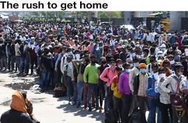 The rush to get home