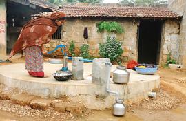 Sweet water tankas for saline Gujarat villages