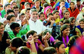 Satyarthi co-traveller with every rescued child 