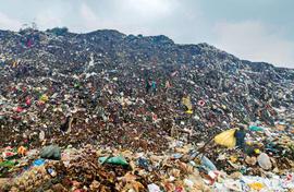 India is wrapped in plastic